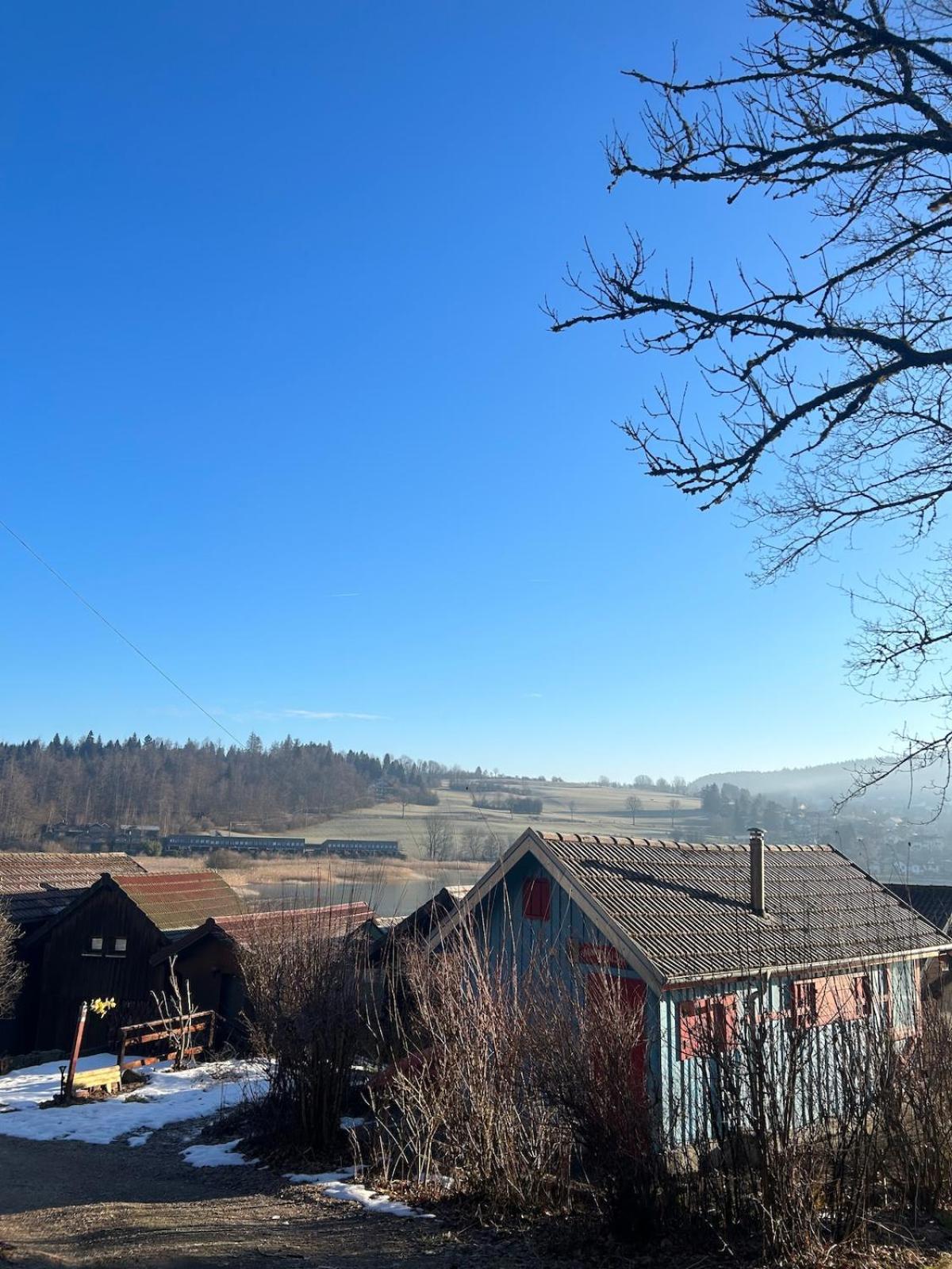 La Parenthese Vue Lac Les Grangettes Exterior foto
